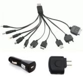 Carregador Universal Parede Veicular E Usb 10 In 1 Psp Ipod