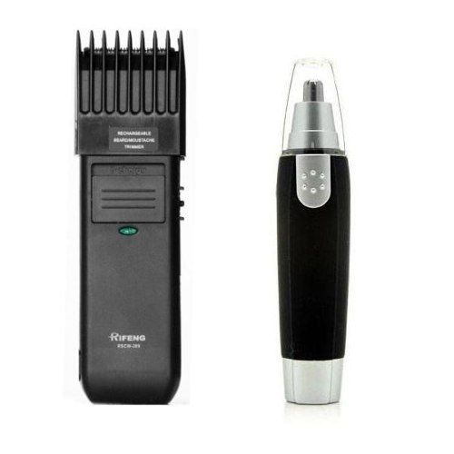 Kit Aparador De Barba E Cabelo E Aparador De Pelo De Nariz
